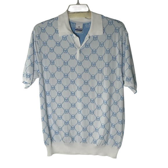 Rare HTF Sergio Tacchini Sweater Polo L - Picture 2 of 5
